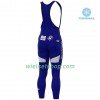 Fietskleding (Fietsshirt Lange Mouw + Lange Koersbroek) 2020 Groupama-FDJ N001 Winter Thermal Fleece